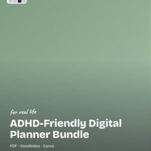 ADHD-Friendly Digital Planner Bundle